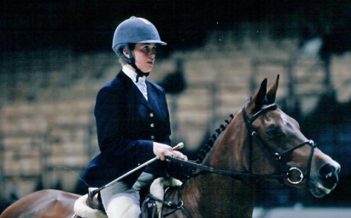 Karline De Brabander en Fragance 2e in 125m op de 1e wedstrijd GHT