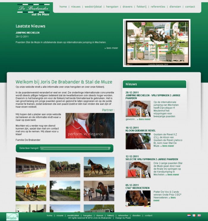 Nieuwe website