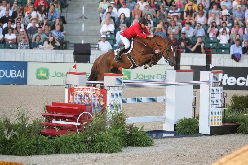 Giorgio de Muze op vier in de GP Flandria Rent CSI*** te Lier